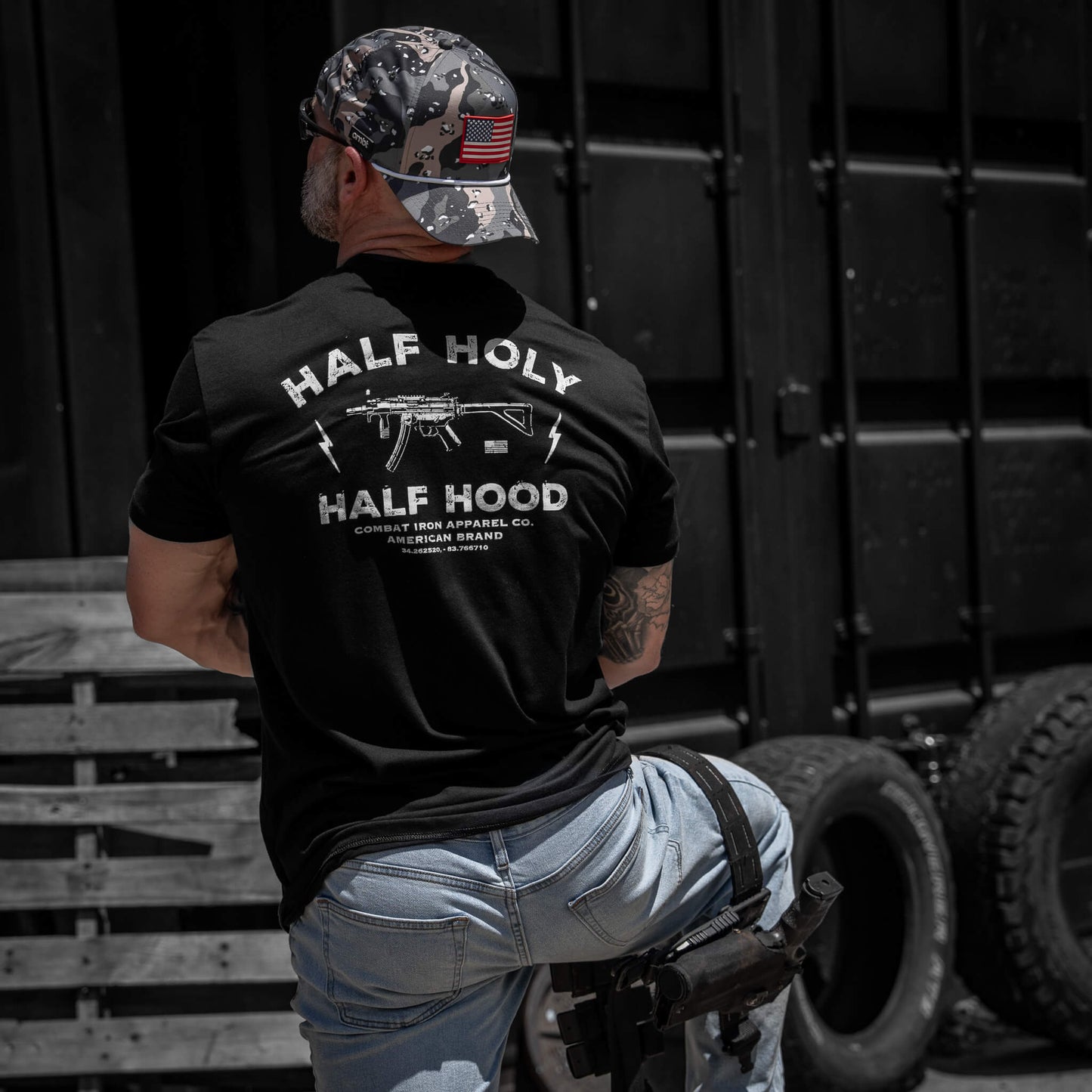 Half Holy. Half Hood Men's T-Shirt
