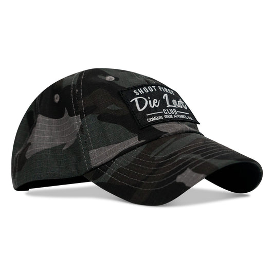 Shoot First. Die Last. Club Patch Low Profile Ripstop Flex Hat