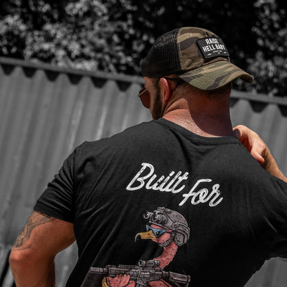 Raise Hell Baby Patch Tactical Ripstop Mesh Snapback Hat