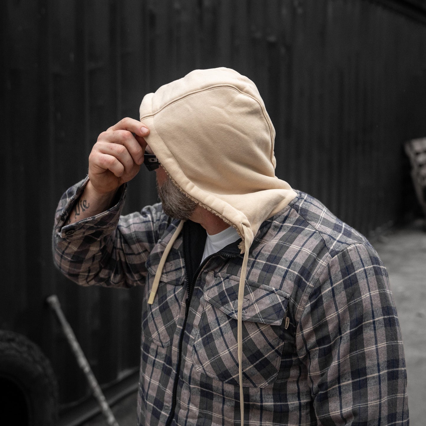 Frontier Zip Flannel with hood