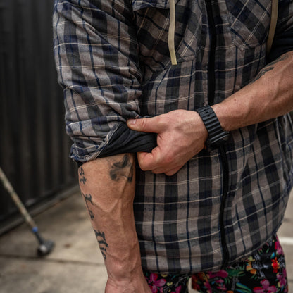 Frontier Zip Flannel with hood