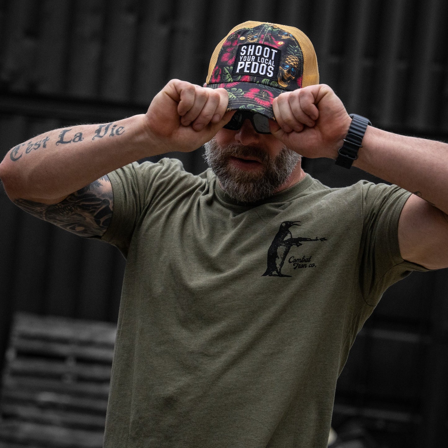 Shoot Your Local Pedos Patch Tactical Ripstop Mesh Snapback Hat