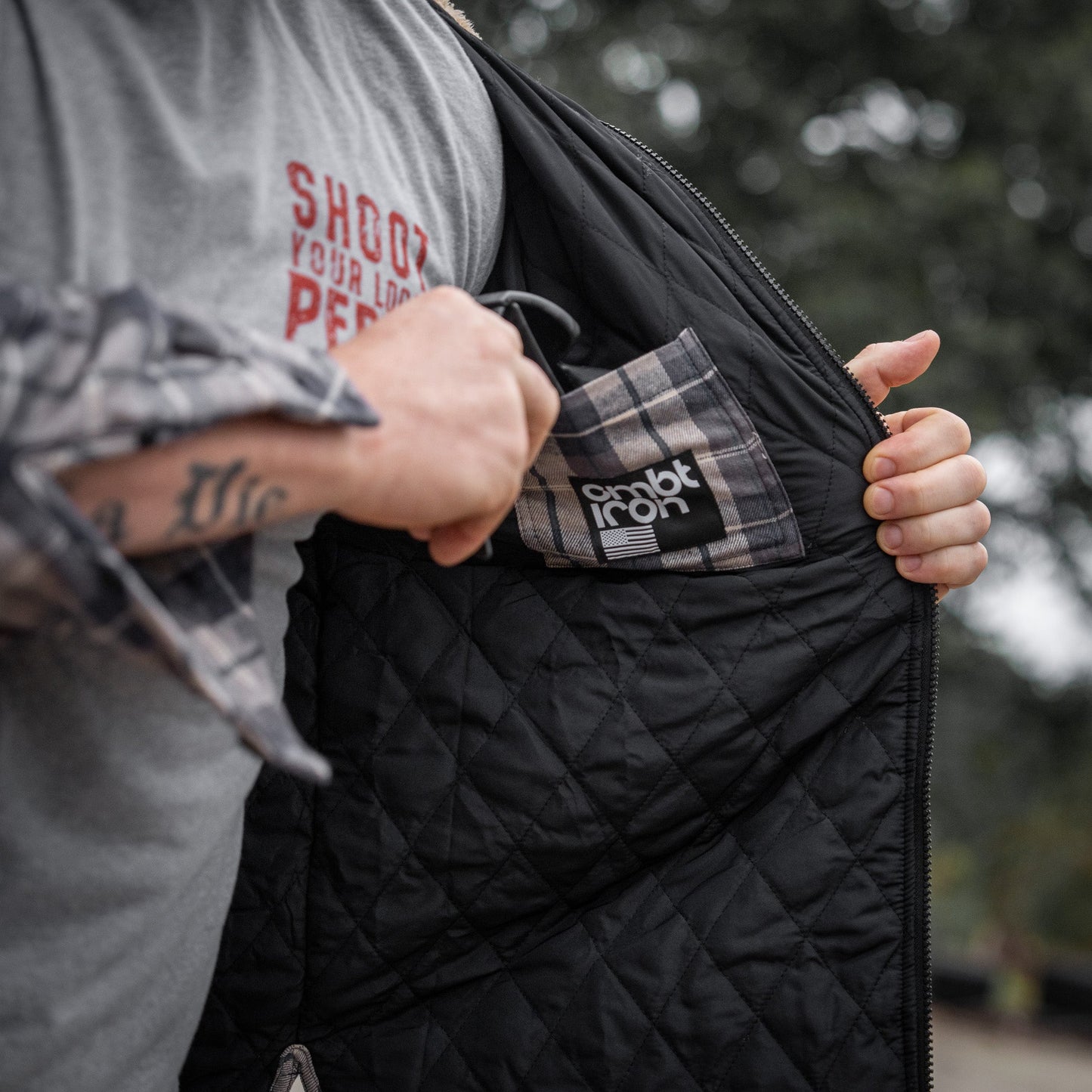 Frontier Zip Flannel with hood