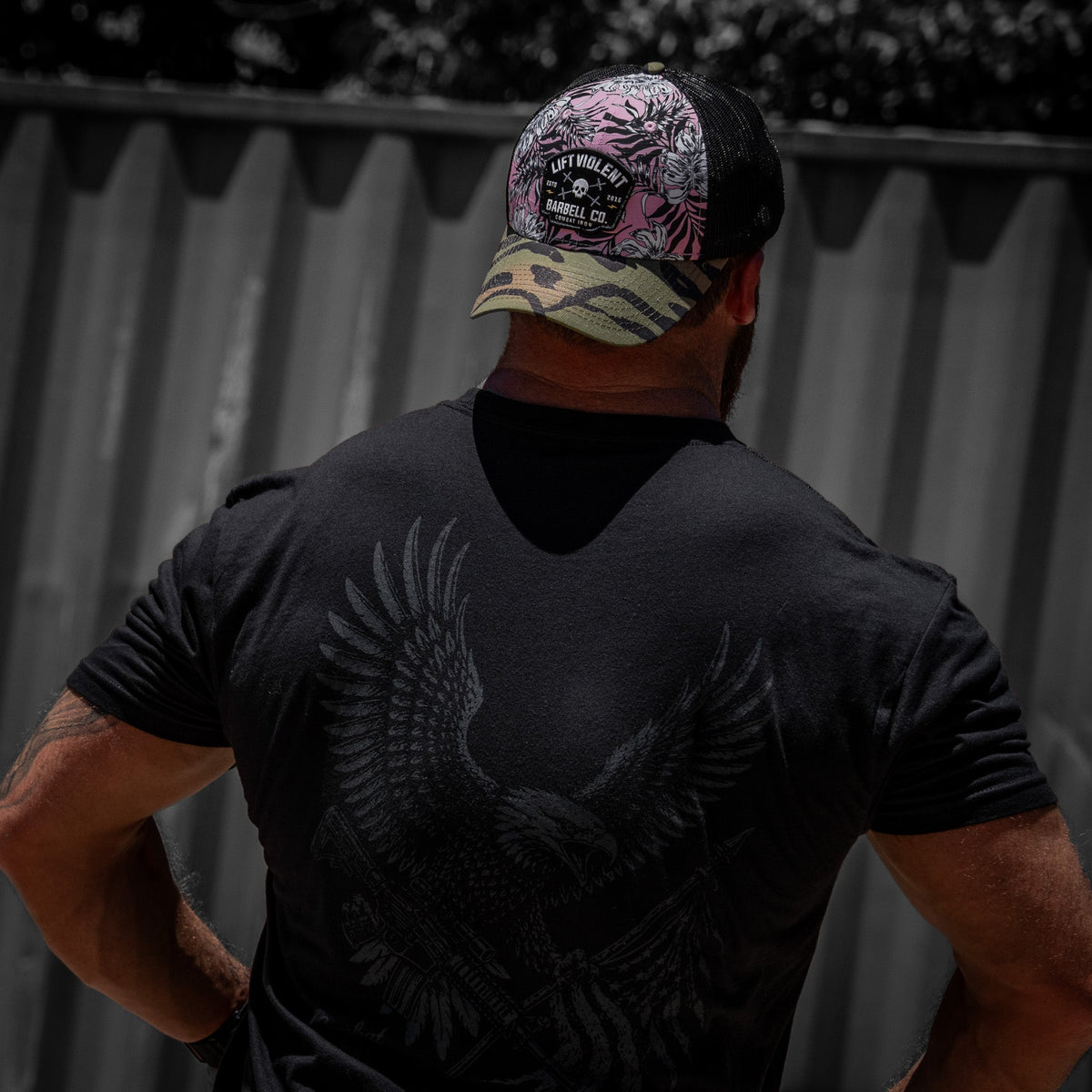 Lift Violent Barbell Co Patch Original Ripstop Snapback Hat