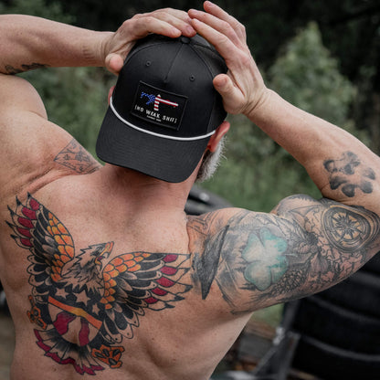 No Weak Shit Patch Rope Snapback Hat