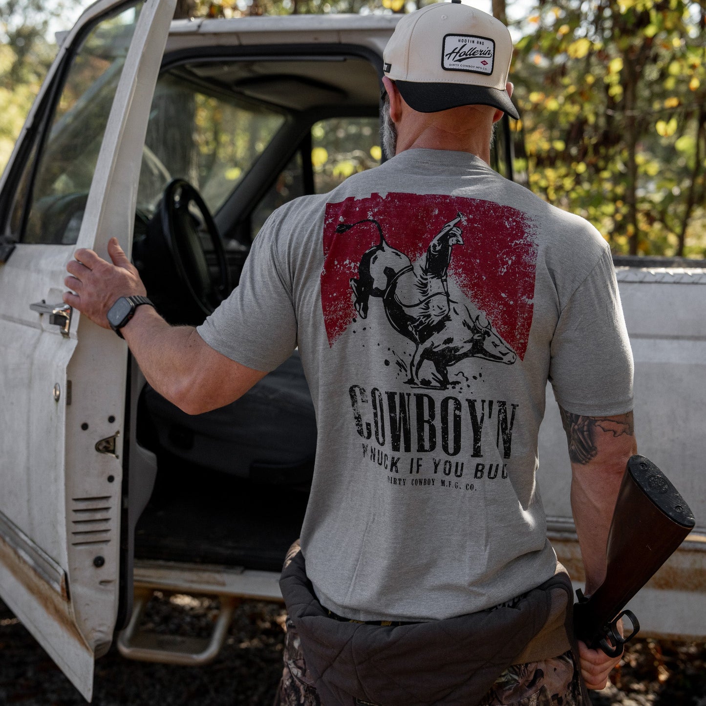 Cowboy'n | Knuck If You Buck Men's T-Shirt