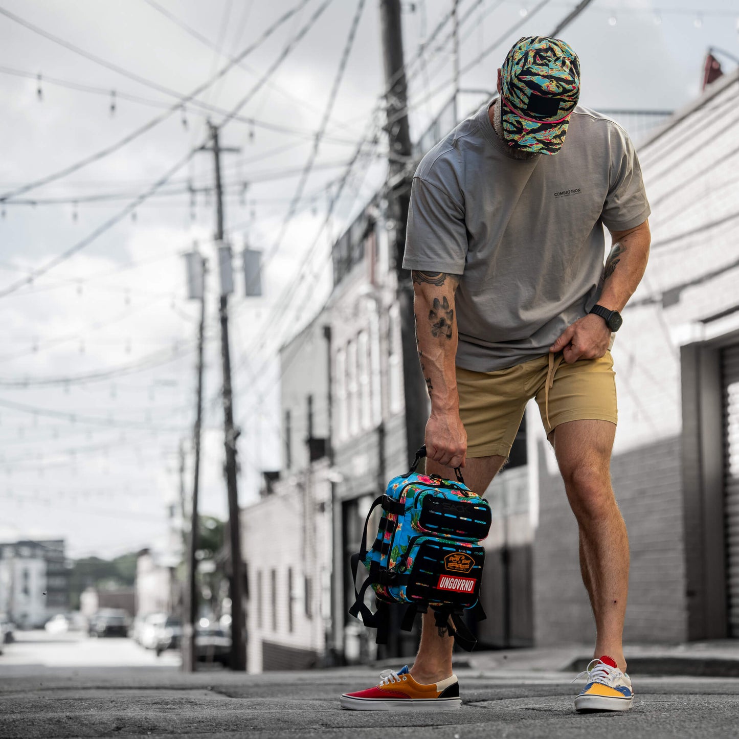 USA PVC Flag Waterproof Weekender Snapback