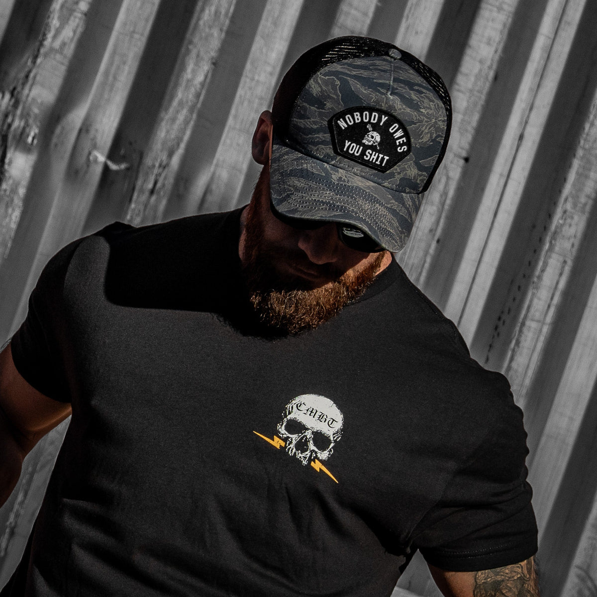 Nobody Owes You Shit Patch Five Panel Breacher Snapback Hat