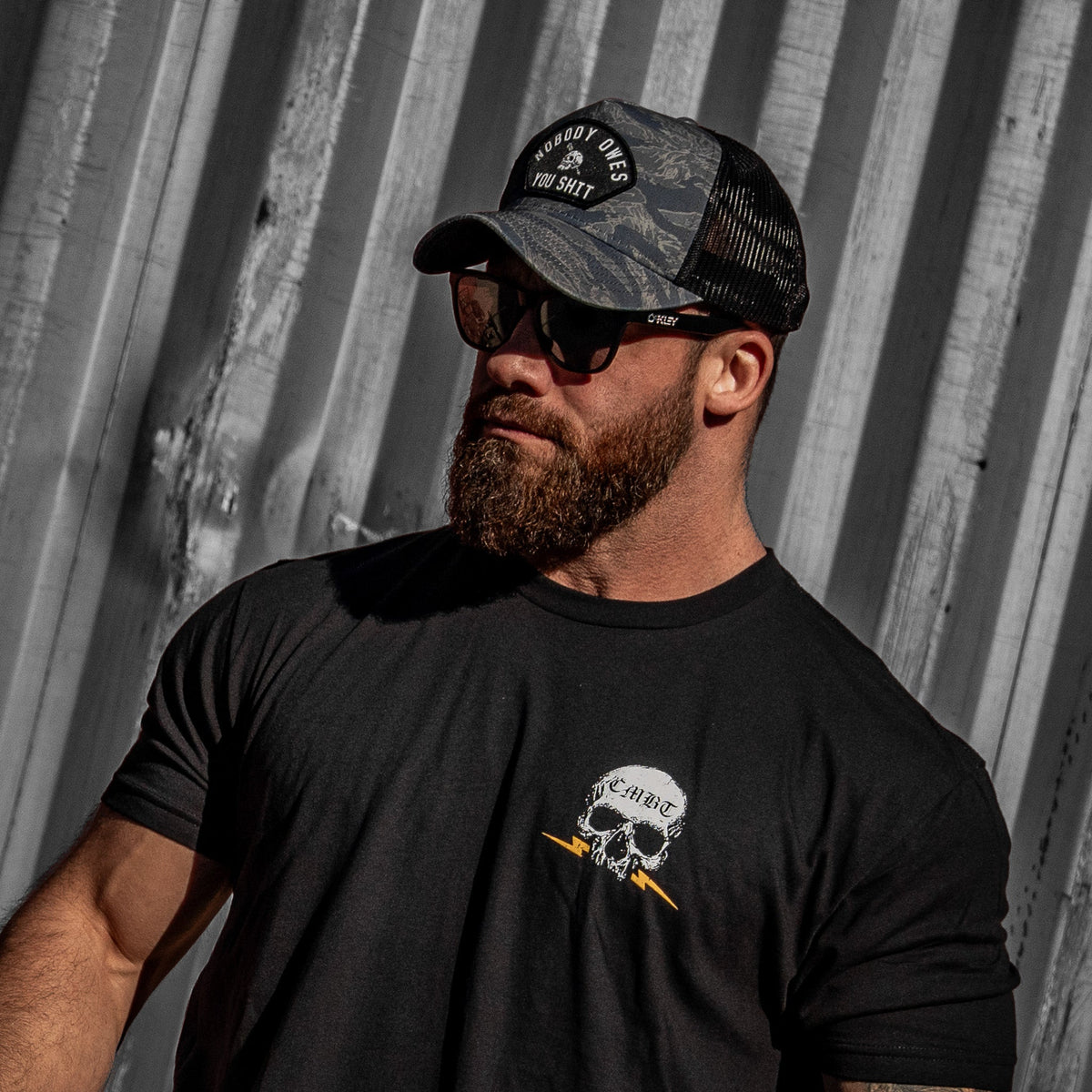 Nobody Owes You Shit Patch Five Panel Breacher Snapback Hat