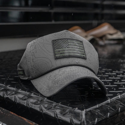 USA PVC Flag Waterproof Weekender Snapback