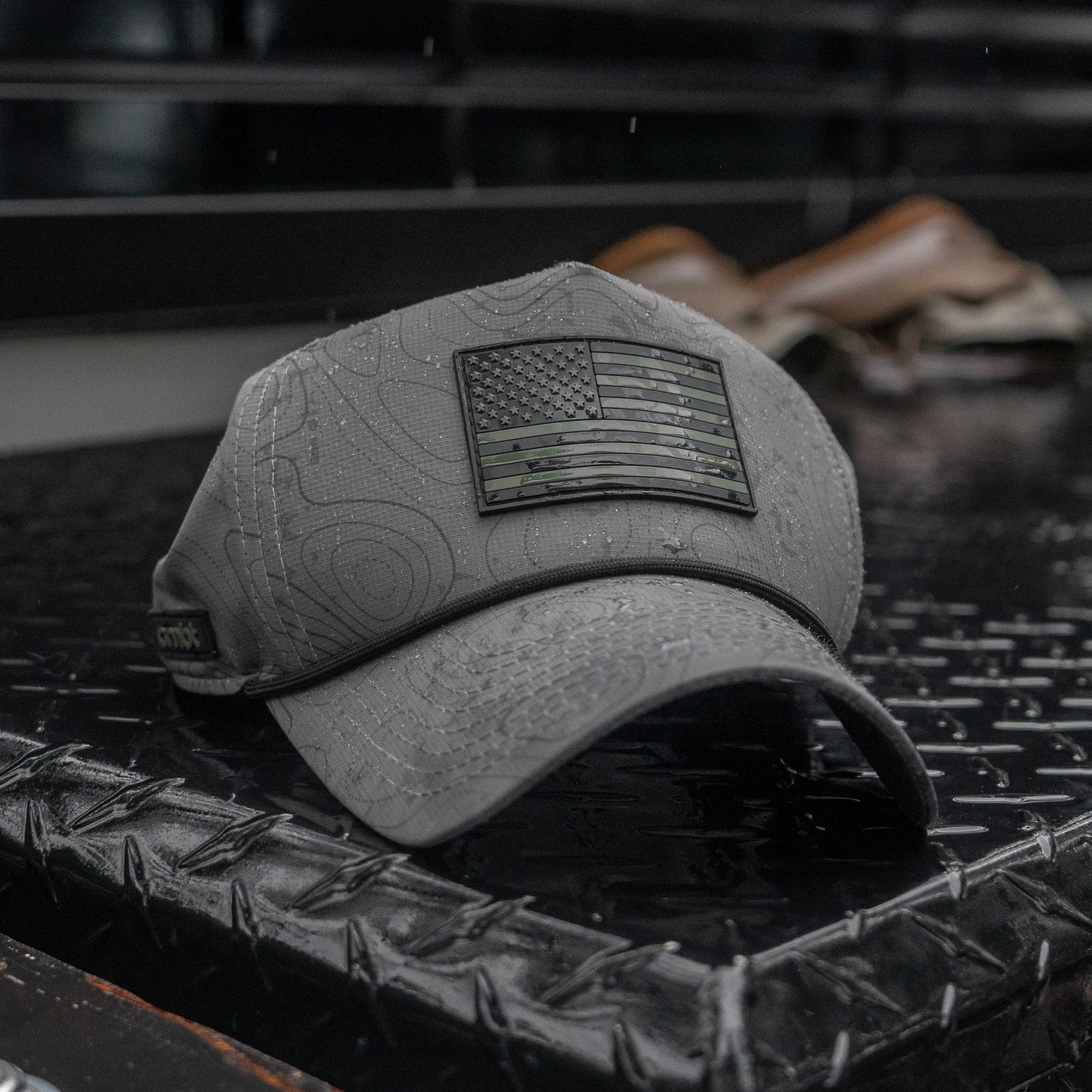 USA PVC Flag Waterproof Weekender Snapback