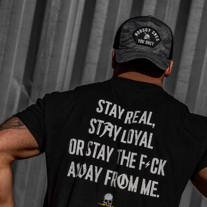 Nobody Owes You Shit Patch Five Panel Breacher Snapback Hat