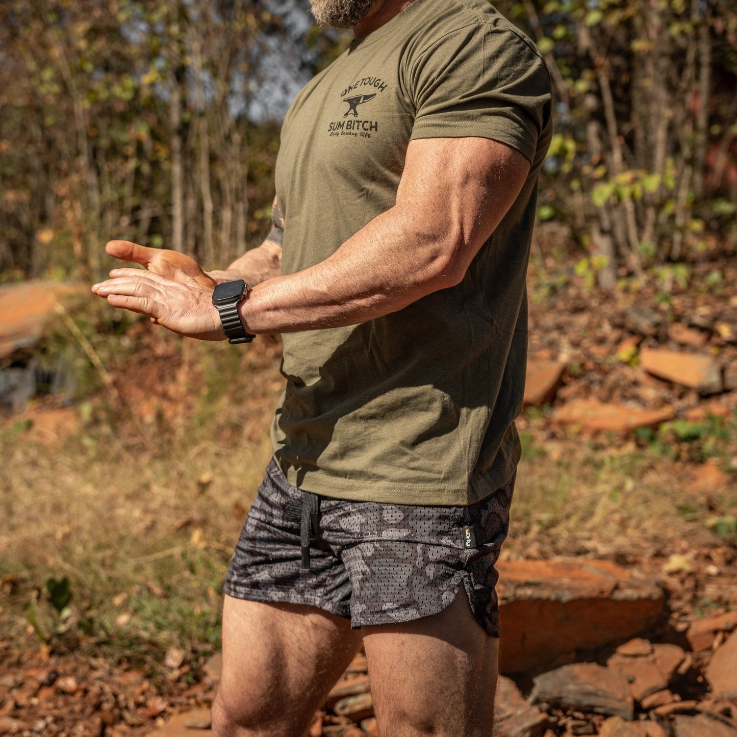 One Tough Sum Born and Raised American Outlaw Men's T-Shirt