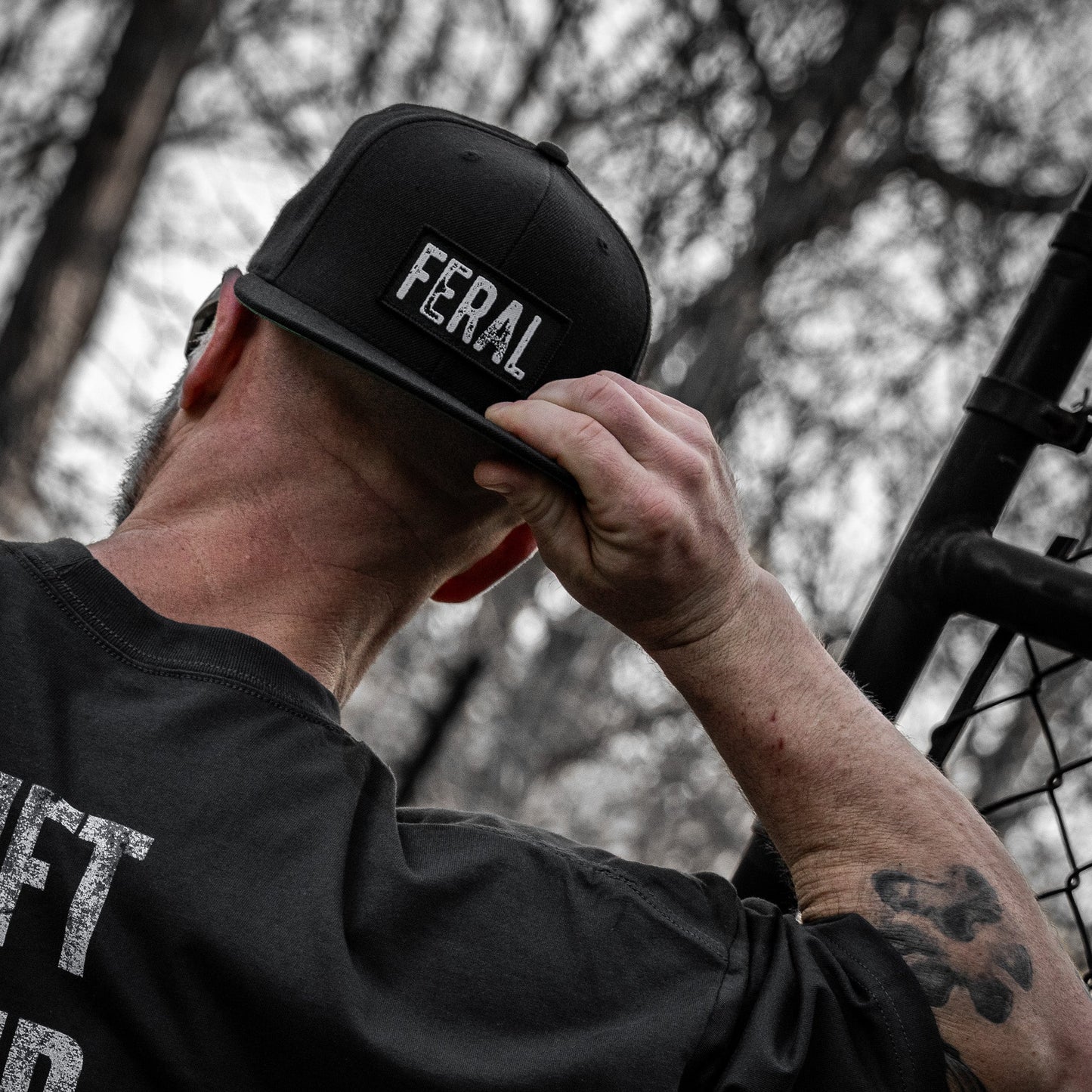 FERAL Patch Flatbill Snapback Hat
