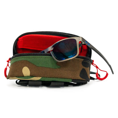 Tactical Molle Sunglasses Carrier + pvc patch