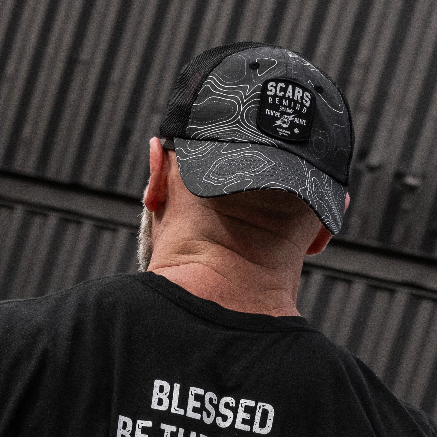 Scars Remind You You're Alive Patch Tactical Ripstop Mesh Snapback Hat