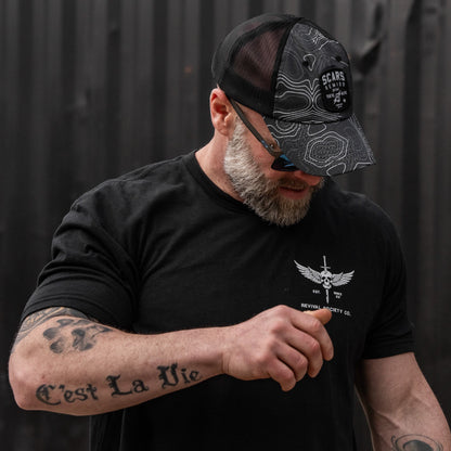 Scars Remind You You're Alive Patch Tactical Ripstop Mesh Snapback Hat