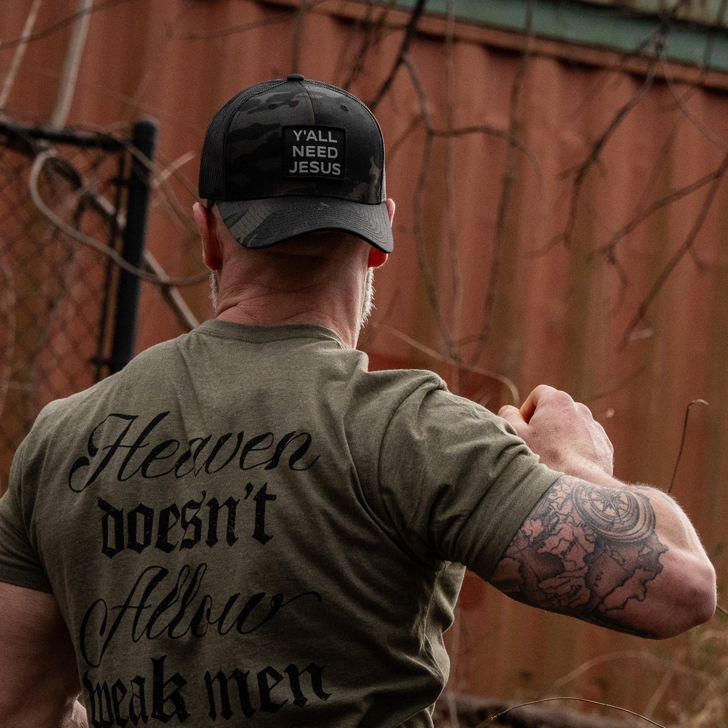 Y'all Need Jesus Patch Snapback Hat