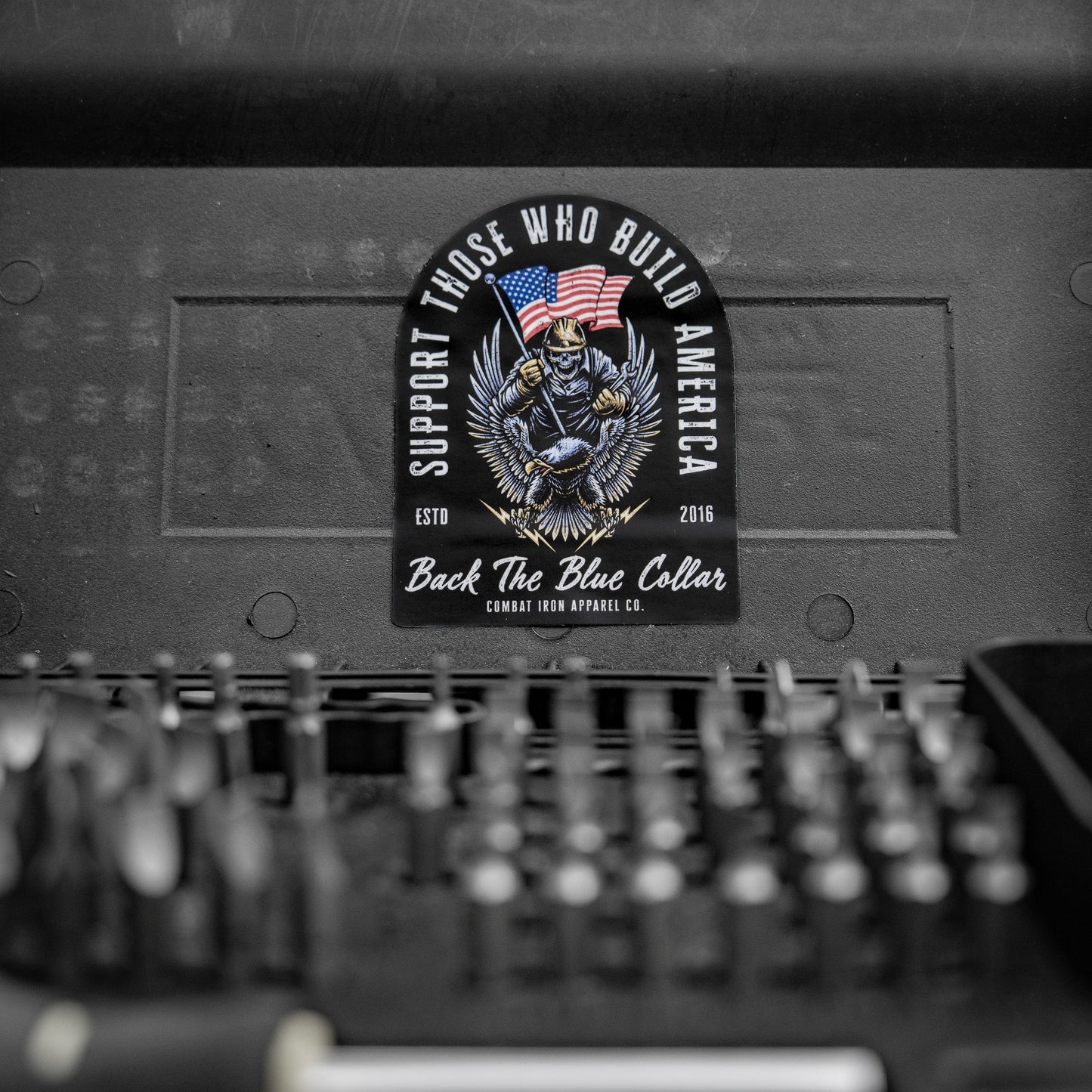 Support Those Who Build America Decal Sticker