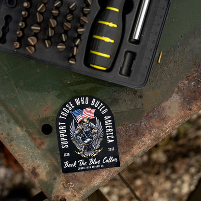 Support Those Who Build America Decal Sticker