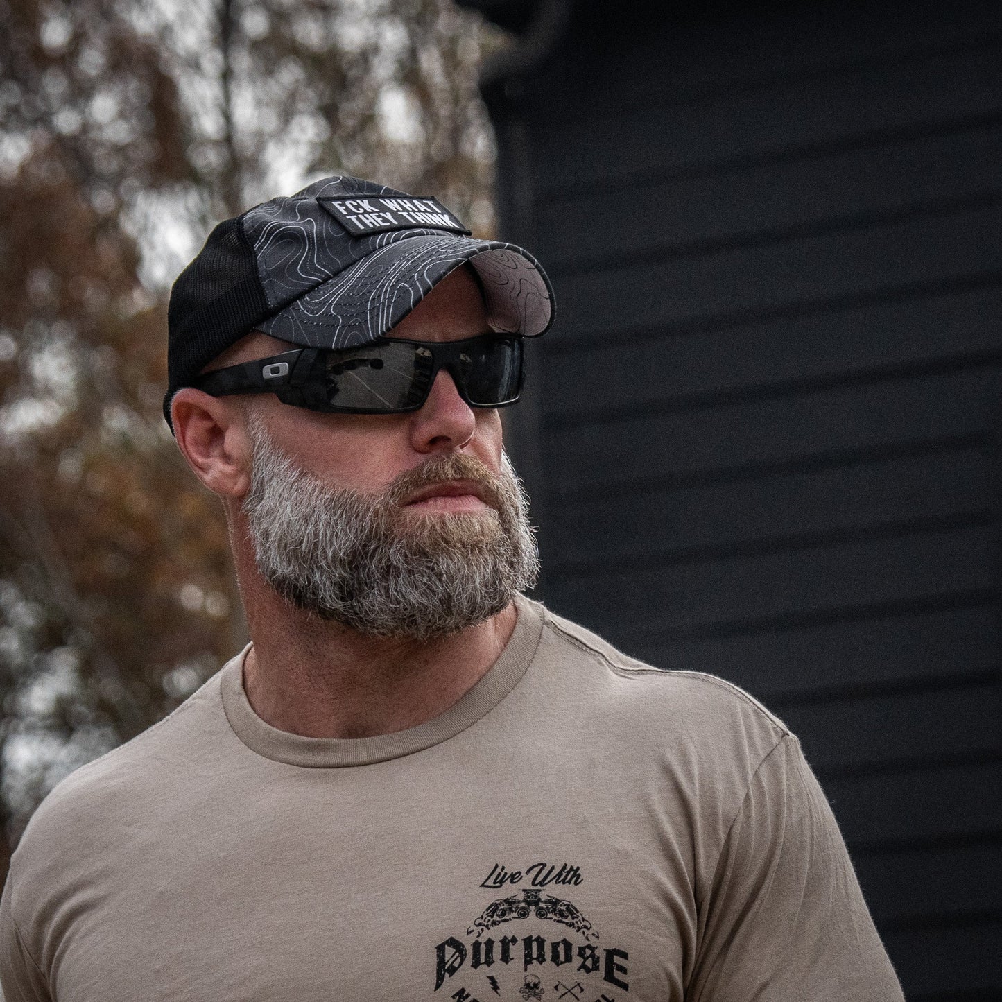 Fck What They Think Patch Tactical Ripstop Mesh Snapback Hat