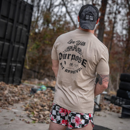 Live With Purpose. Not Approval Men's T-Shirt