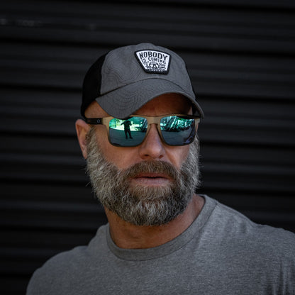 Nobody Is Coming To Save You Skull Patch Ripstop Snapback