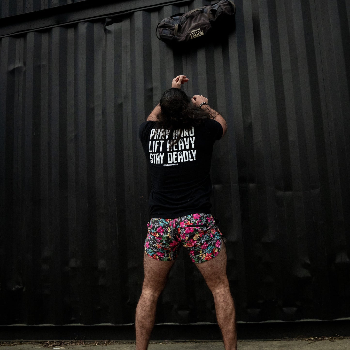Pray Hard. Lift Heavy. Stay Deadly. V2 Men's T-Shirt