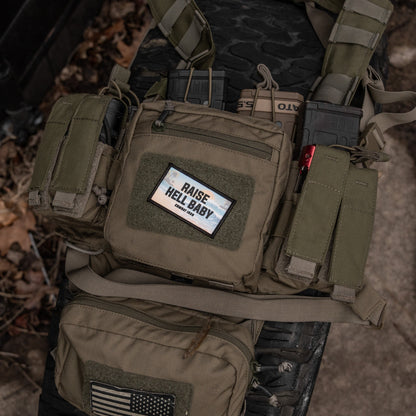 Raise Hell Baby Sunset Velcro Patch