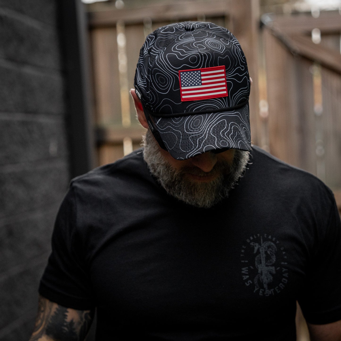 USA PVC Flag Waterproof Weekender Snapback