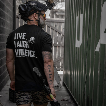 Live. Laugh. Violence. Men's T-Shirt