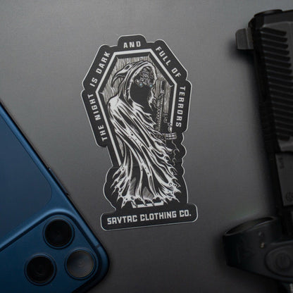 The Night Is Dark Sticker