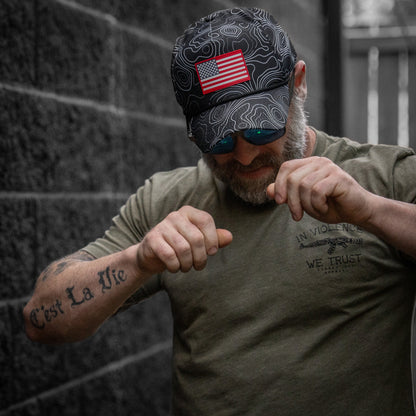 USA PVC Flag Waterproof Weekender Snapback