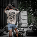 Load image into Gallery viewer, Ride &#39;Em Raw - Saddles Are For Sissy&#39;s Men&#39;s T-Shirt
