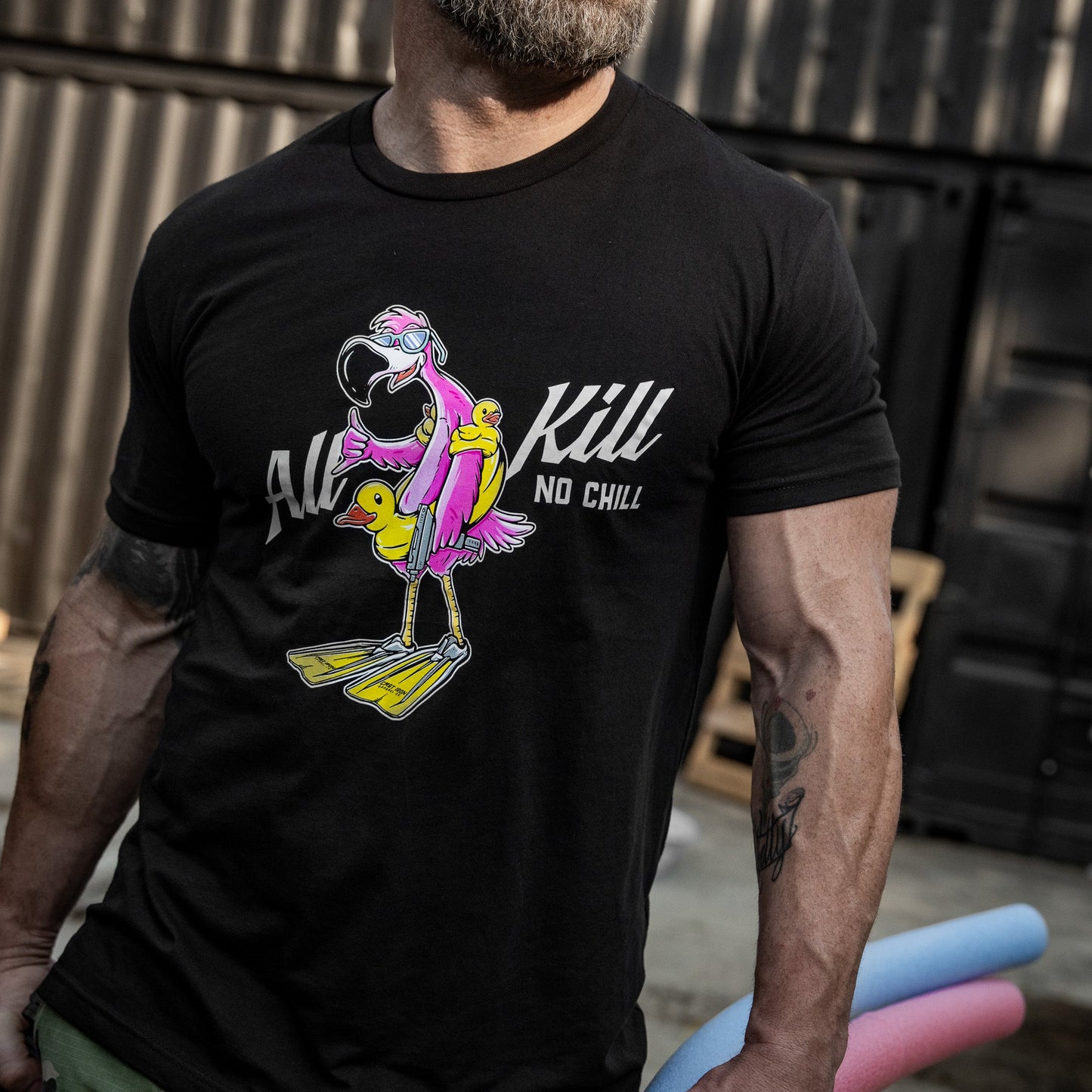 All Kill No Chill Flamingo Men's T-Shirt
