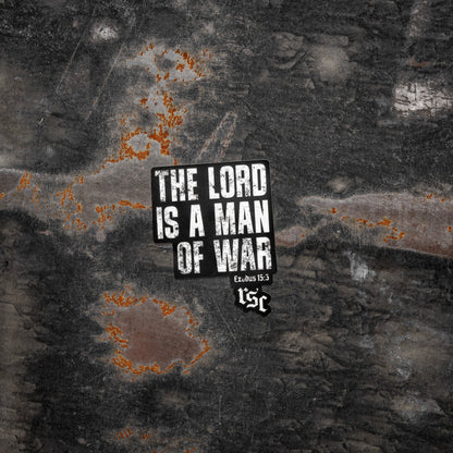 The Lord Is A Man Of War Decal