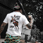 Load image into Gallery viewer, Ride &#39;Em Raw - Saddles Are For Sissy&#39;s Men&#39;s T-Shirt
