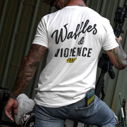 Waffles & Violence Men's T-Shirt