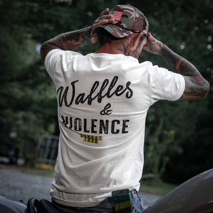 Waffles & Violence Men's T-Shirt