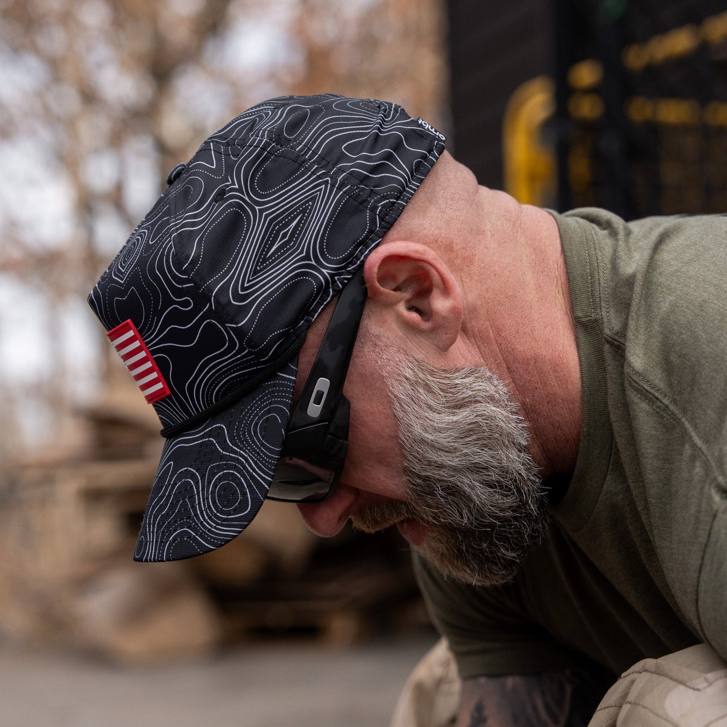 USA PVC Flag Waterproof Weekender Snapback