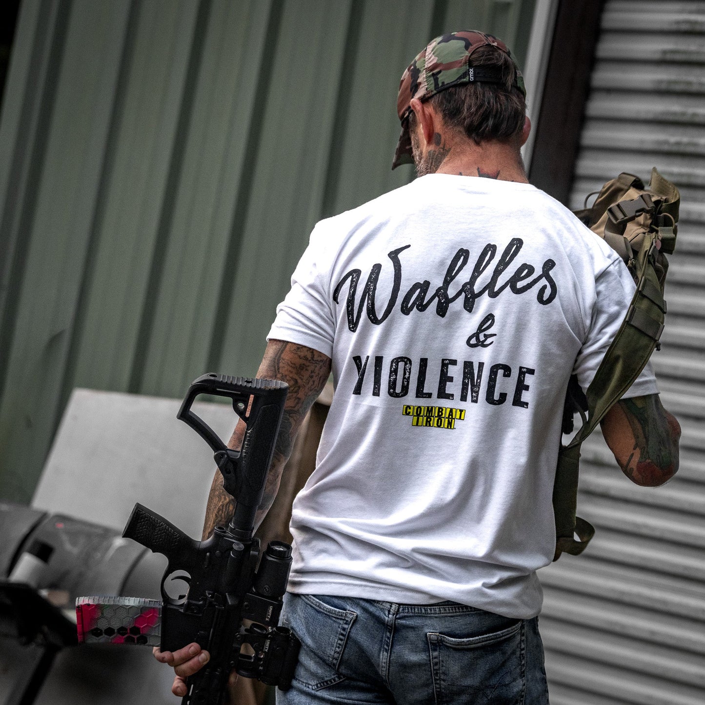 Waffles & Violence Men's T-Shirt
