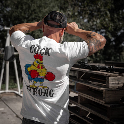 Boxing Chicken C*ck Strong Men's T-Shirt