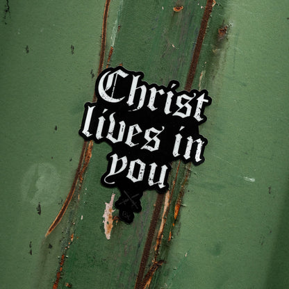 Christ Lives In You Decal