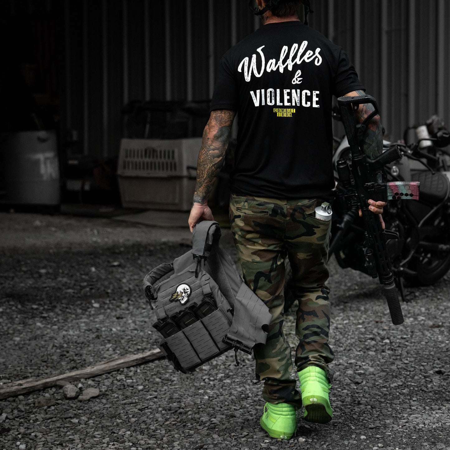Waffles & Violence Men's T-Shirt