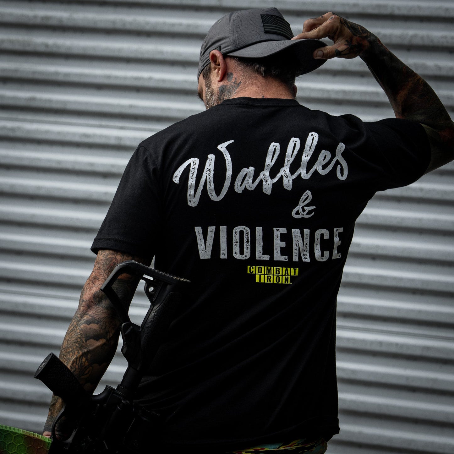 Waffles & Violence Men's T-Shirt