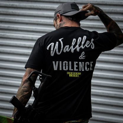 Waffles & Violence Men's T-Shirt