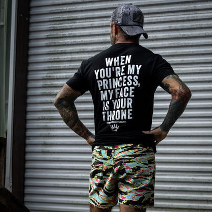 When You're My Princess, My Face Is Your Throne Men's T-Shirt