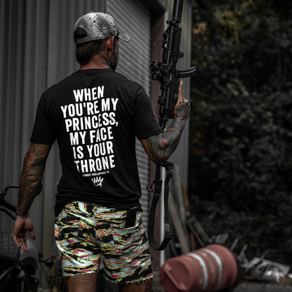 When You're My Princess, My Face Is Your Throne Men's T-Shirt