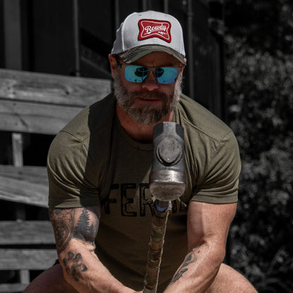 Rowdy Beer Logo Patch Snapback Hat