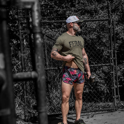 Feral Distressed Men's T-Shirt